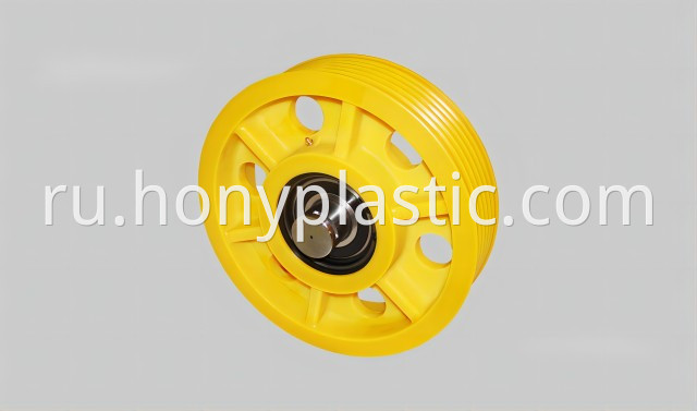 MC nylon elevator drive wheels (six rib, no shock absorbing holes)2